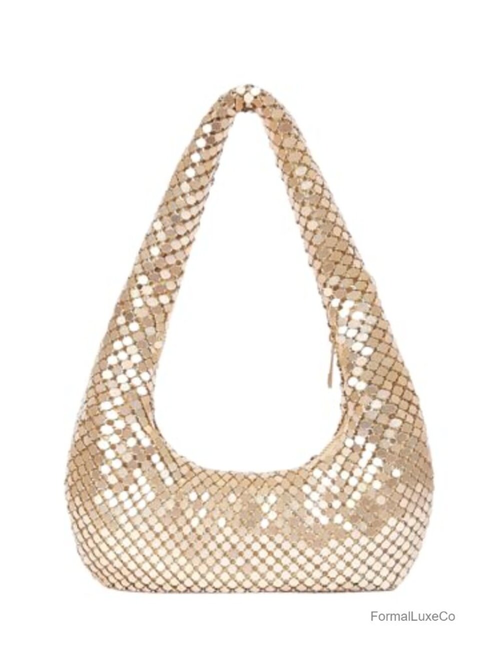 Metallic Glitter Sequin Hobo Handbag Party Evening Bag Women